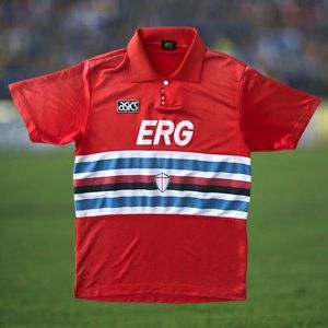 Sampdoria 1993/94 Third Shirt Soccer Jersey Medium ASICS Maglia Italy Camiseta